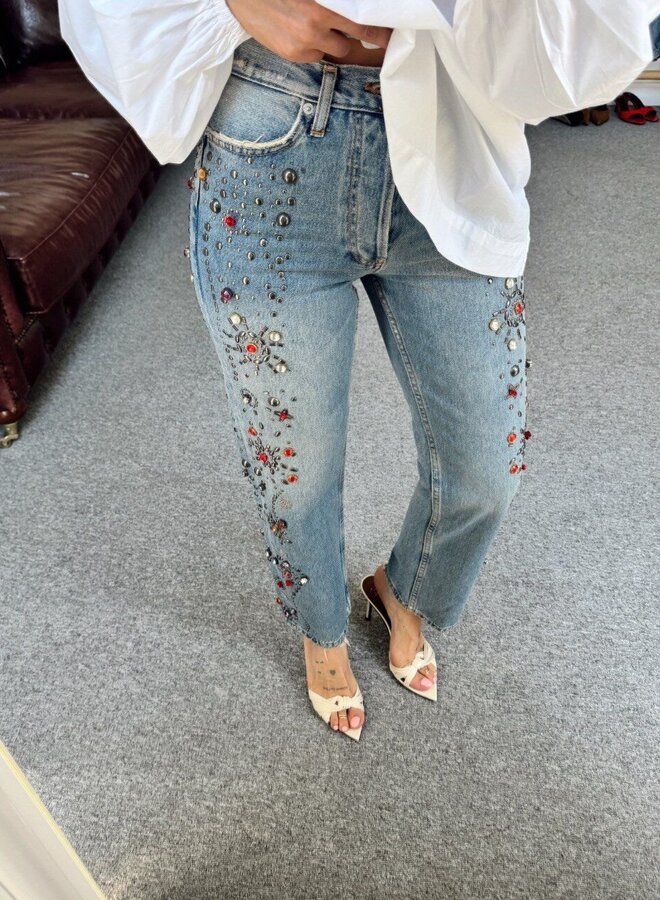 Jeans Festive Stones