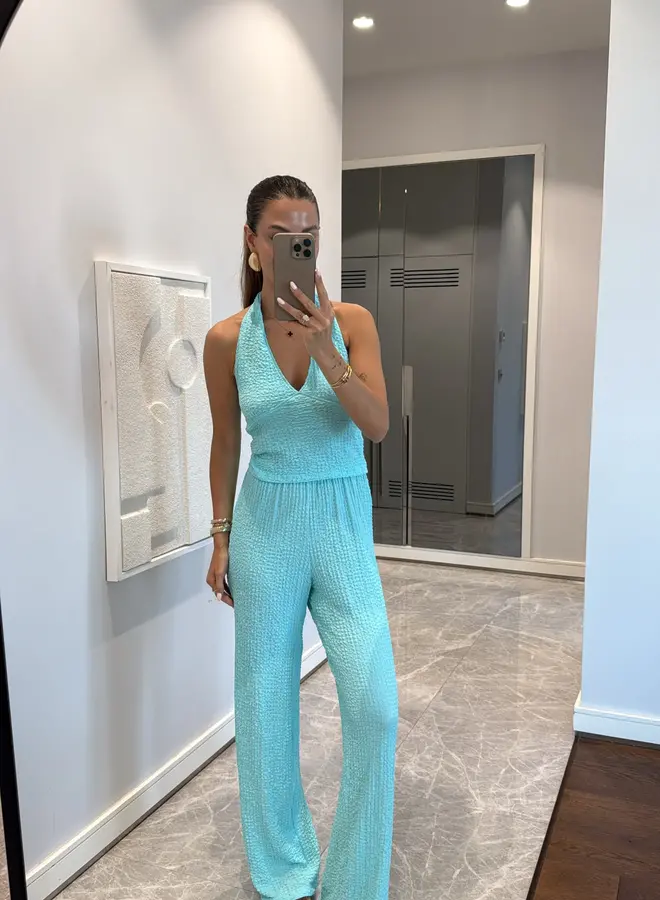 Set Halter Grace Aqua