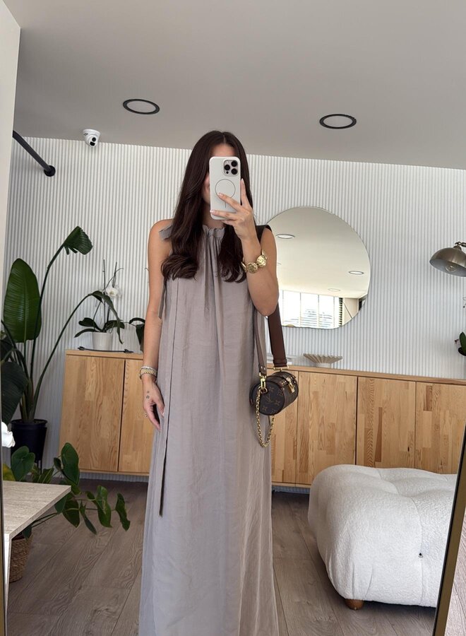 Maxi Jurk Mikaela Beige