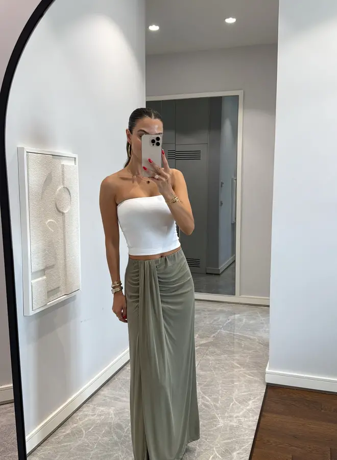 Maxi Rok Evy Groen