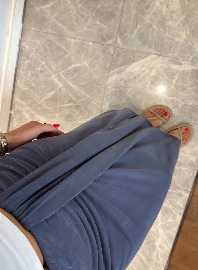 Maxi Rok Evy Blauw