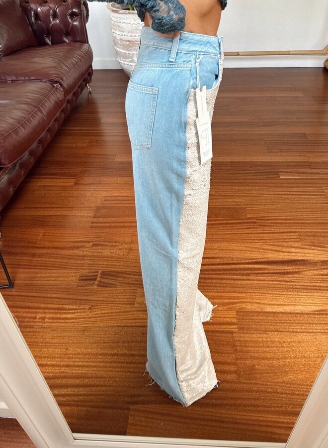 Jeans Glam Pailetten