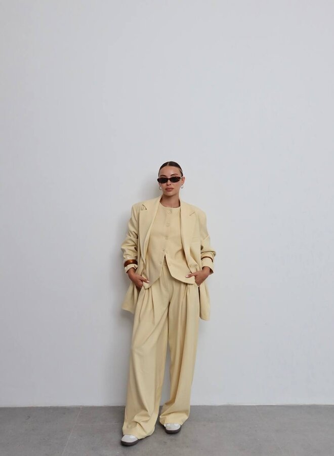 3 Delig Dames Pak Oversized It Is Soft Geel