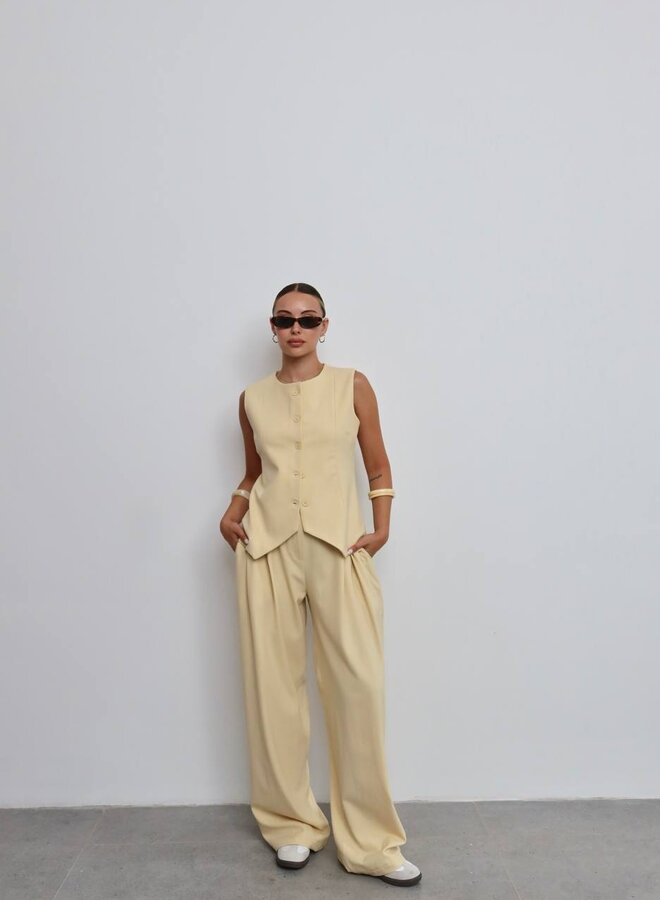 3 Delig Dames Pak Oversized It Is Soft Geel