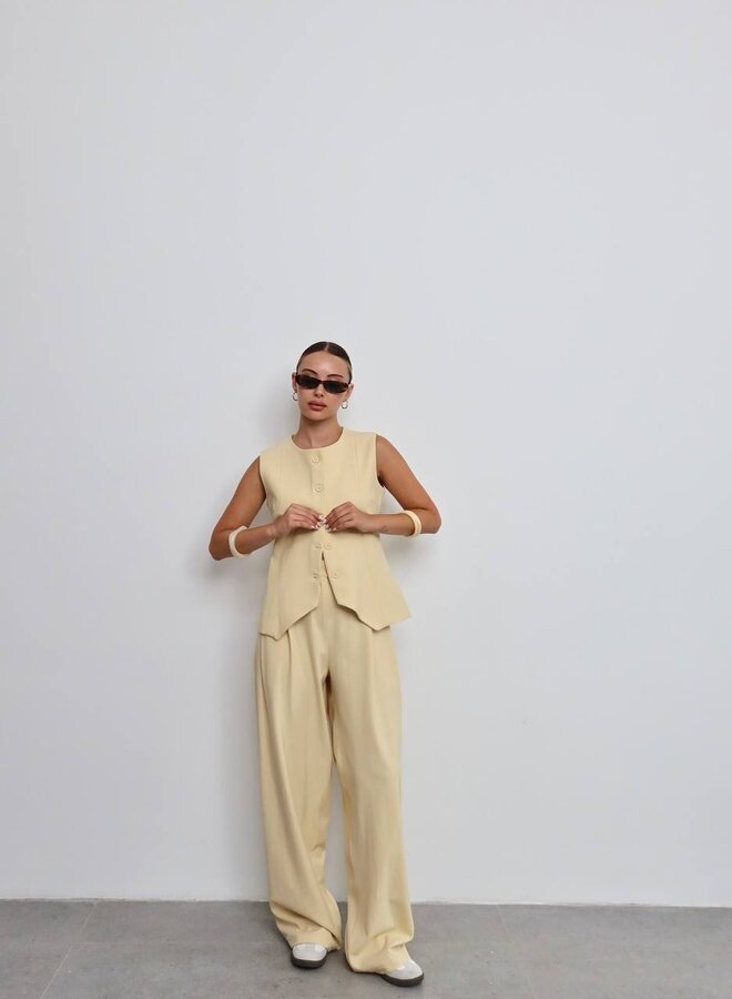 3 Delig Dames Pak Oversized It Is Soft Geel