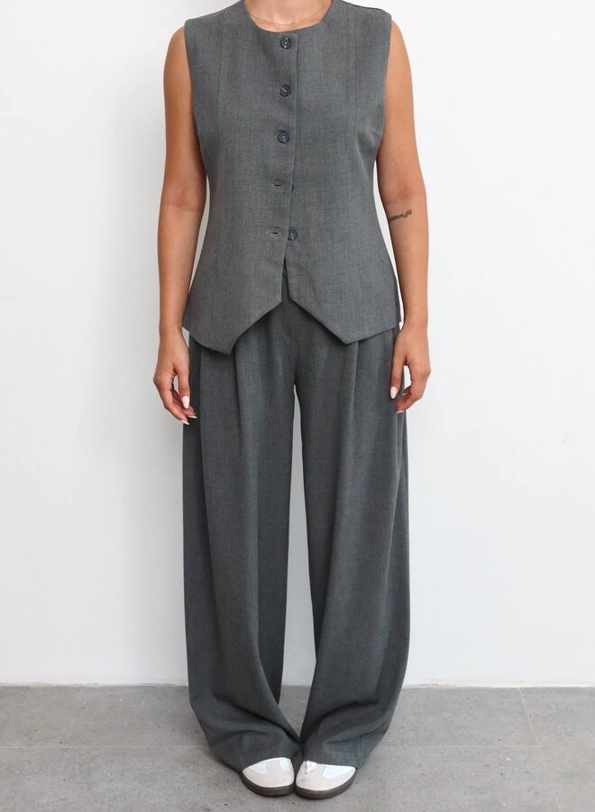 3 Delig Dames Pak Oversized It Is Antraciet