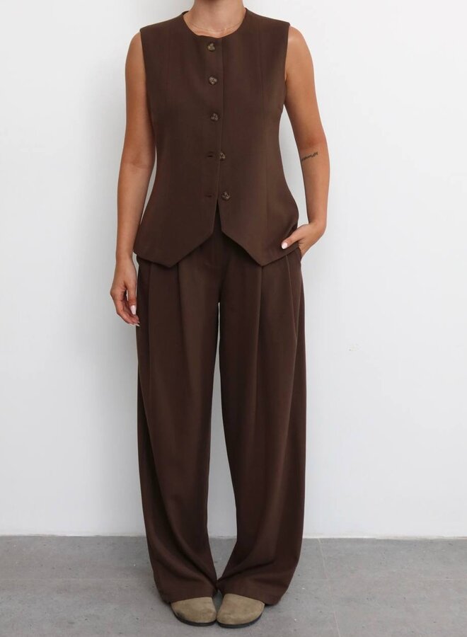 3 Delig Dames Pak Oversized It Is Choco Bruin