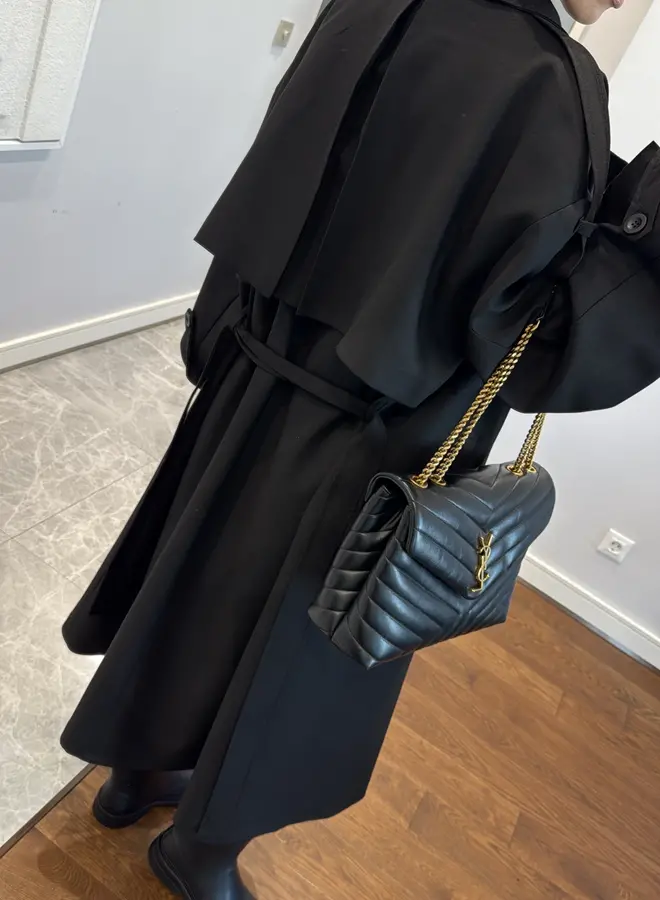 Trenchcoat Les Marais Zwart