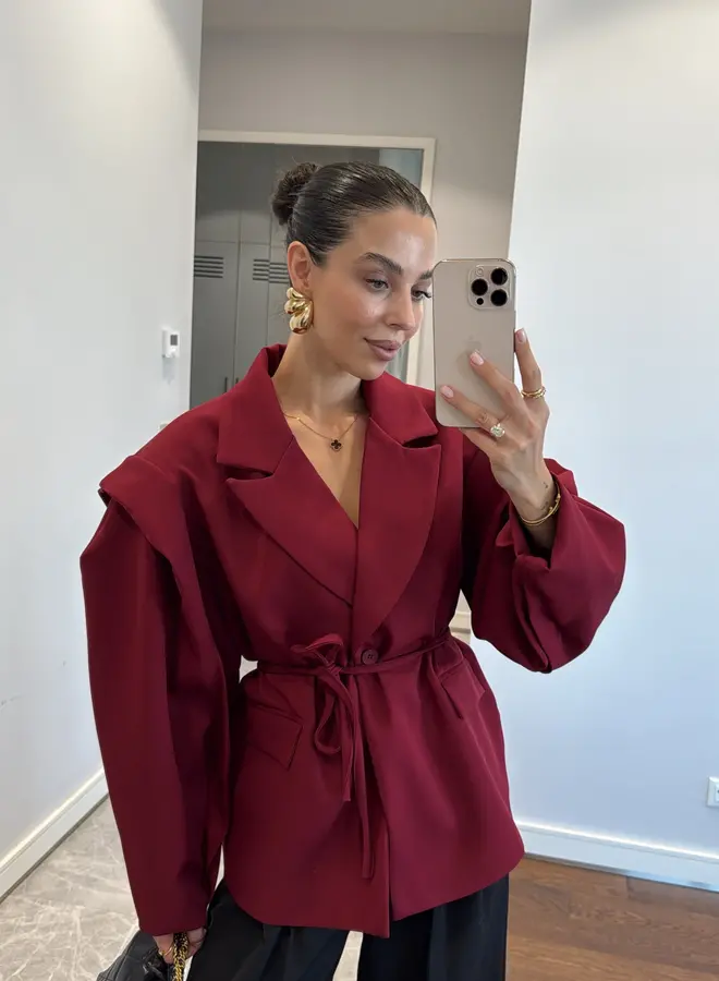 Blazer Jasje Kate Burgundy