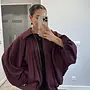 Jasje Oversized Burgundy It Is