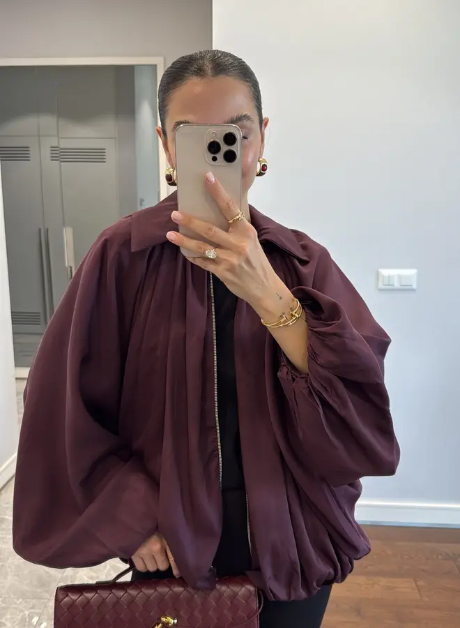 Jasje Oversized Burgundy It Is