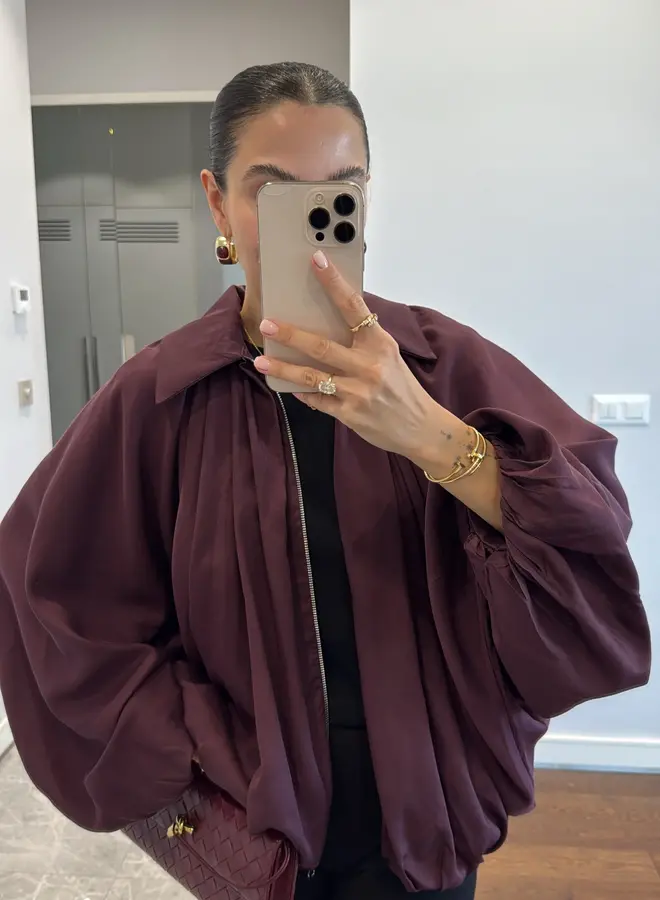 Jasje Oversized Burgundy It Is