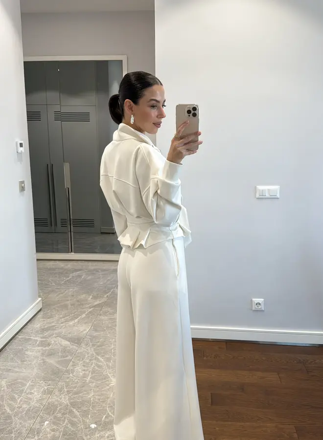 2 Delige Set Gabriella Off White