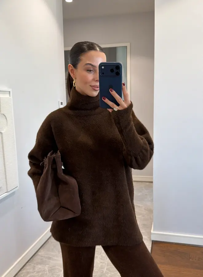 2 Delige Set Soft Elegance  Bruin