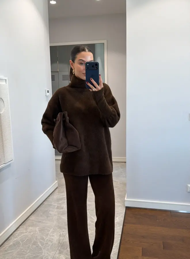 2 Delige Set Soft Elegance  Bruin