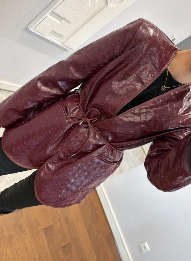 Blazer / Jasje Burgundy Love