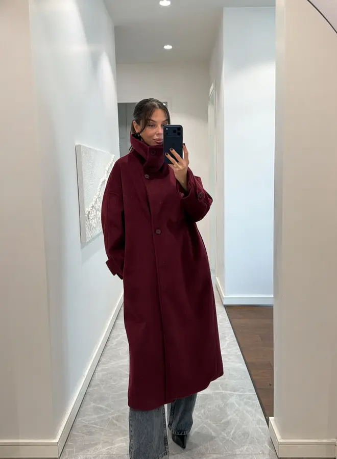 Mantel Jas Bordeaux Love