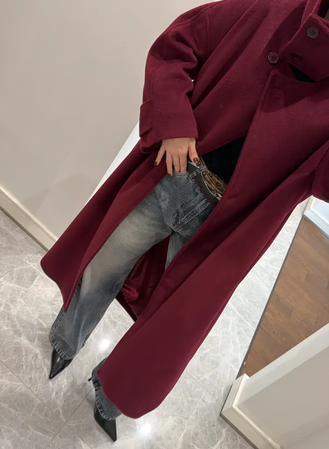 Mantel Jas Bordeaux Love