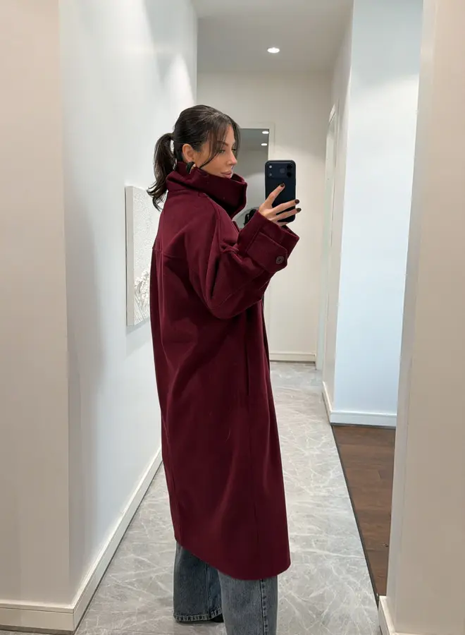 Mantel Jas Bordeaux Love