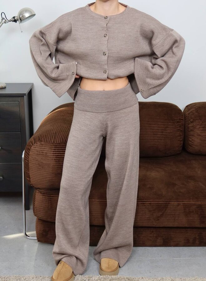 2 Delig Setje Olivia Mokka-Beige