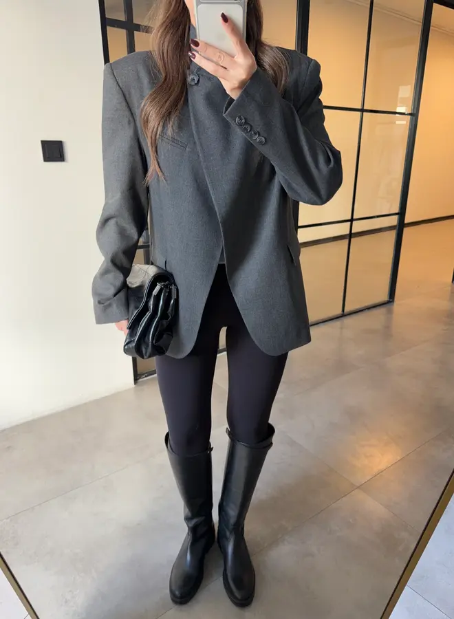 Blazer / Colbert  Side Down Antraciet