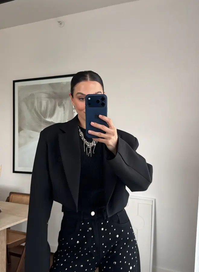 Blazer Viral Cropped