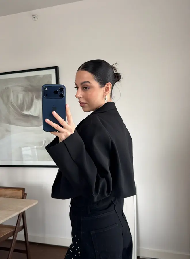 Blazer Viral Cropped