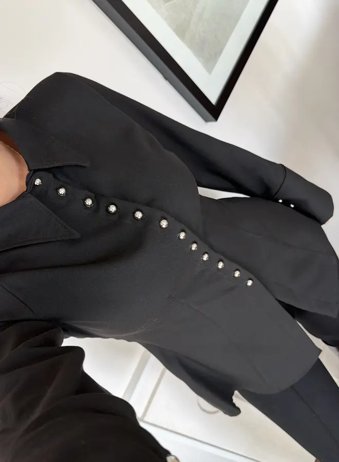 Blouse Signature Tailored Zwart