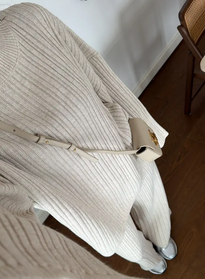 2 Delige Set Tricot Winter Beige