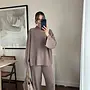 2 Delige Set Tricot Winter Taupe