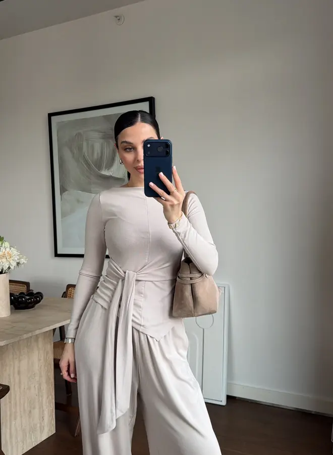 2 Delige Set Soof Beige