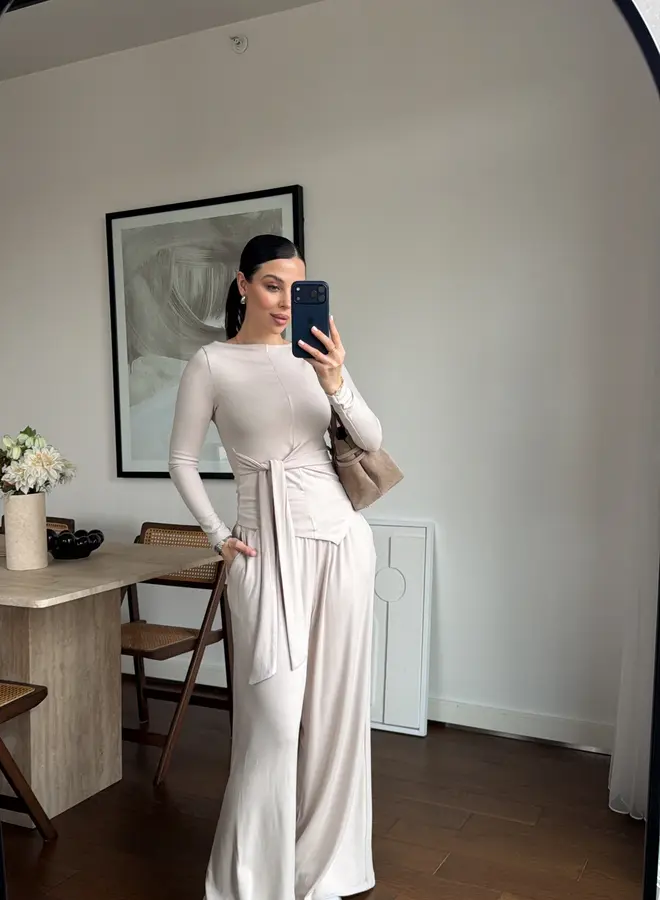 2 Delige Set Soof Beige