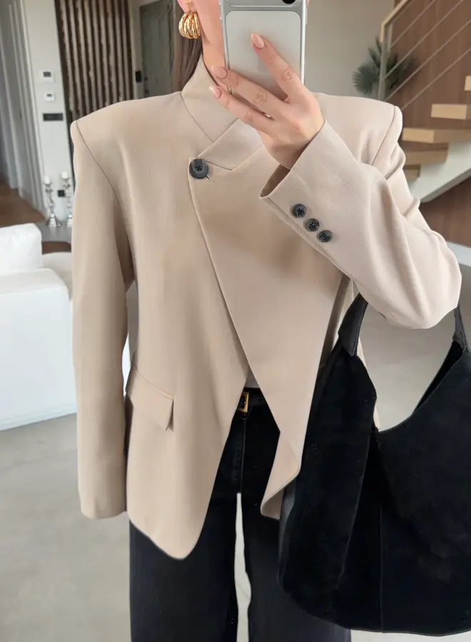 Blazer / Colbert Side Down Beige