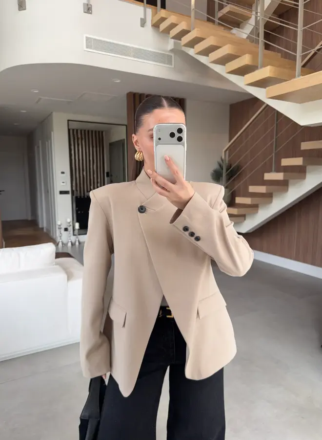 Blazer / Colbert Side Down Beige