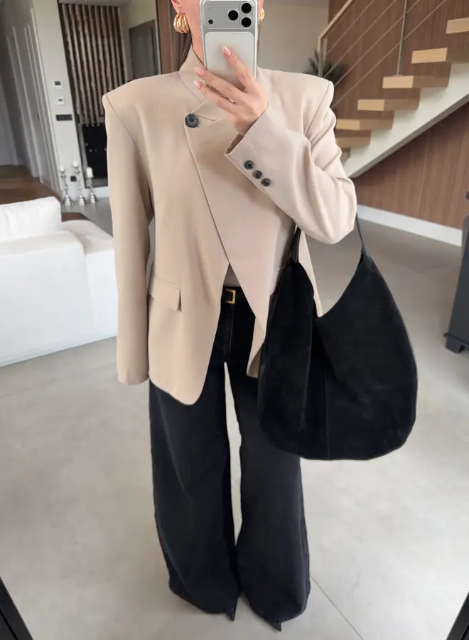 Blazer / Colbert Side Down Beige