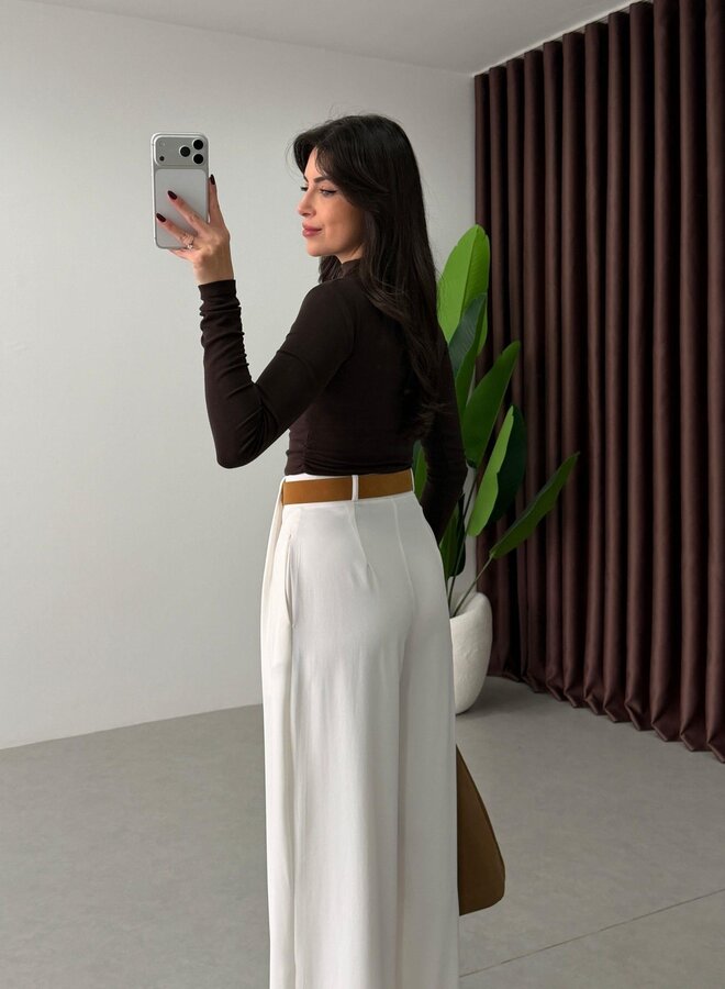 Pantalon Elegant Fit Off White