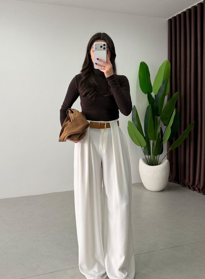 Pantalon Elegant Fit Off White