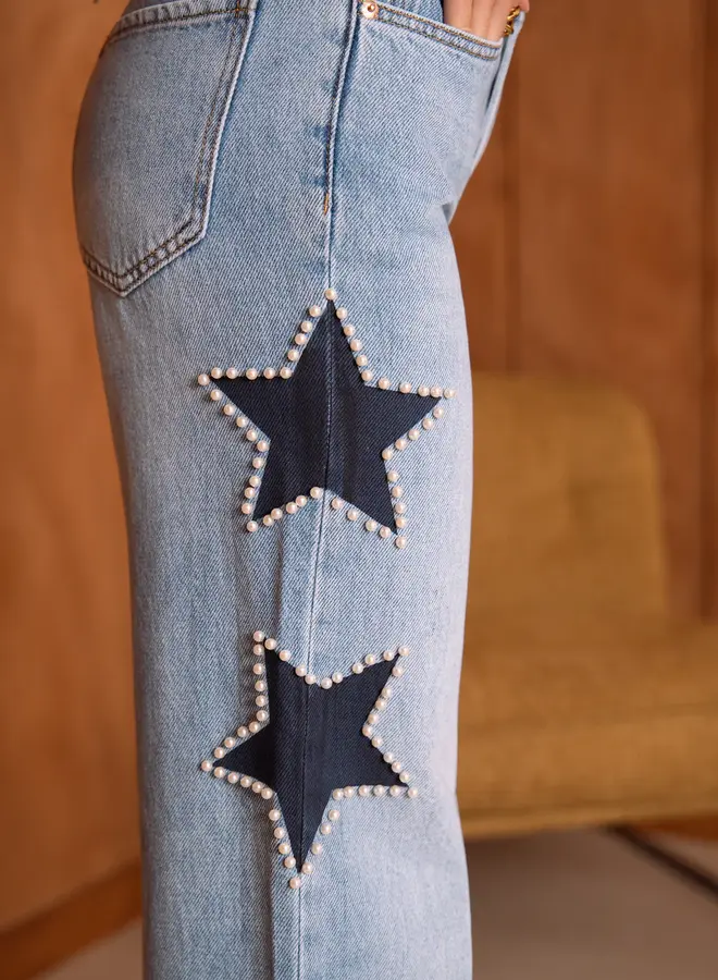 Jeans Stars And Pearls
