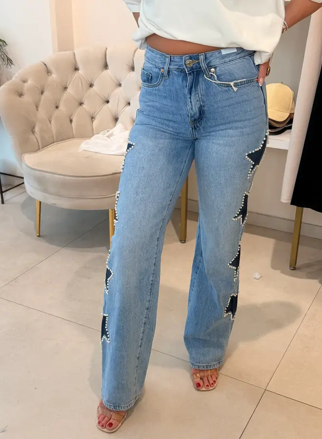 Jeans Stars And Pearls
