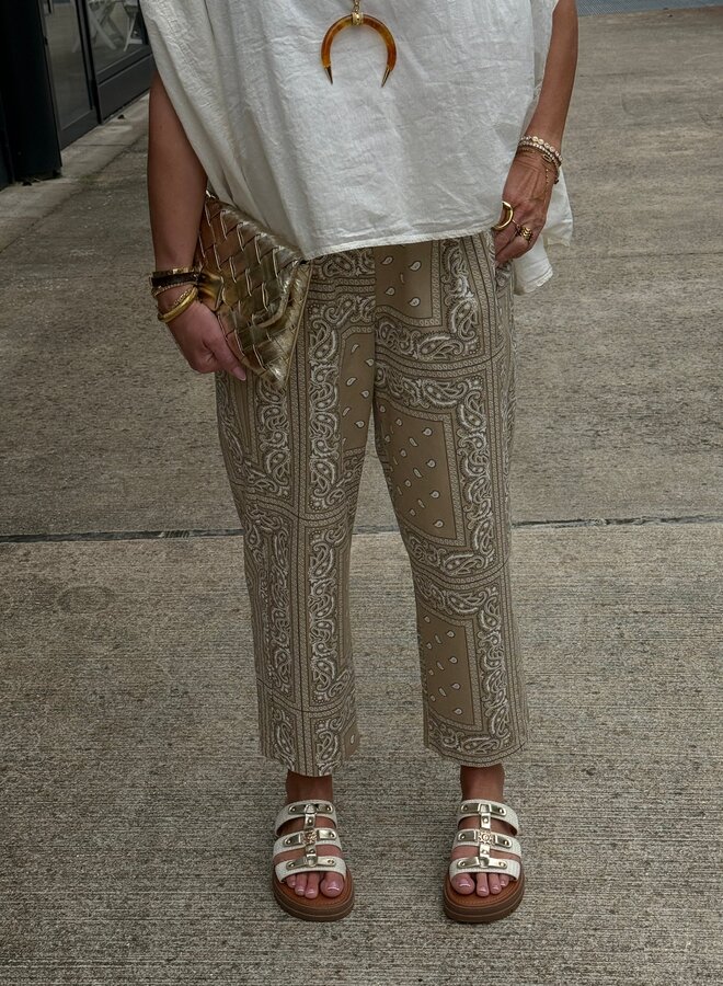 Broek Bandana Print