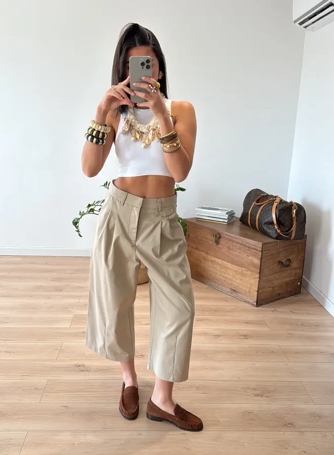 Cropped Chino Pants
