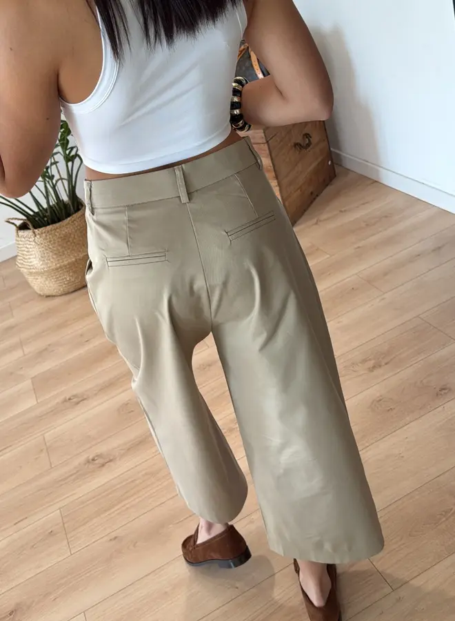 Cropped Chino Pants