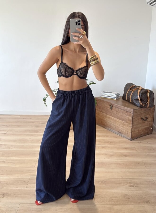 2 Delig Damespak Rebel Stripes Navy Blue