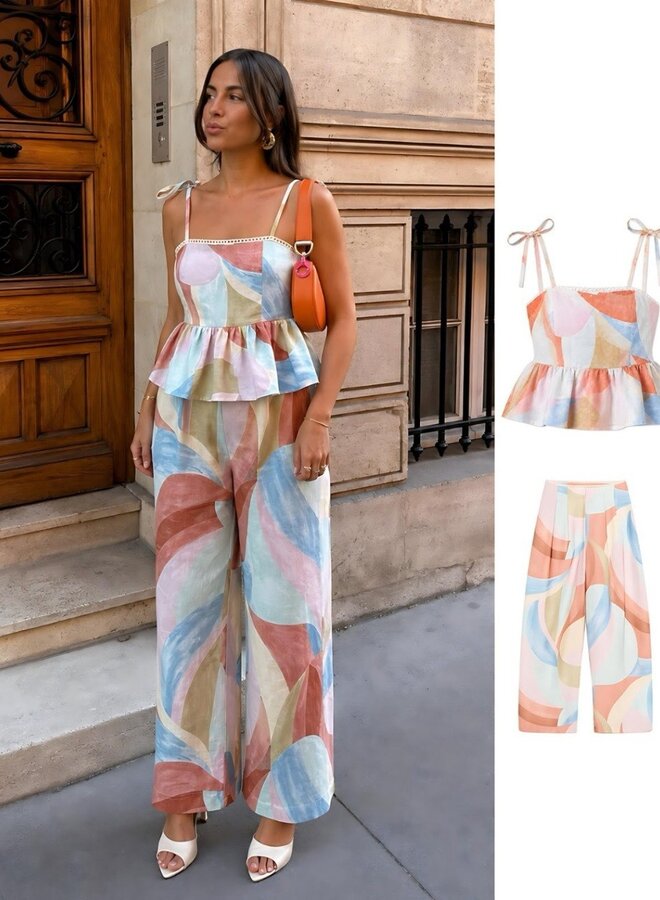 2 Delige Set Pastel Mosaic