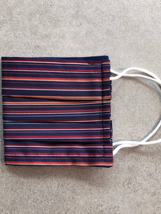 Lost in Pablos Mondmasker Enveloppe model/ filter Multi Stripes SC0403 Lost in Pablos Mondmasker Enveloppe model/ filter Multi Stripes SC0403