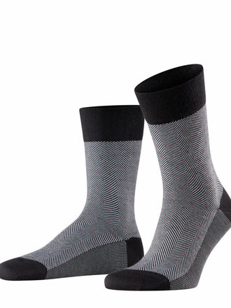 Falke Sensitive Herringbone 12492 black