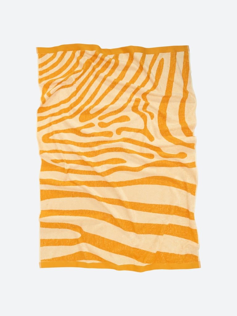 OAS Yellow Maze Towel OS