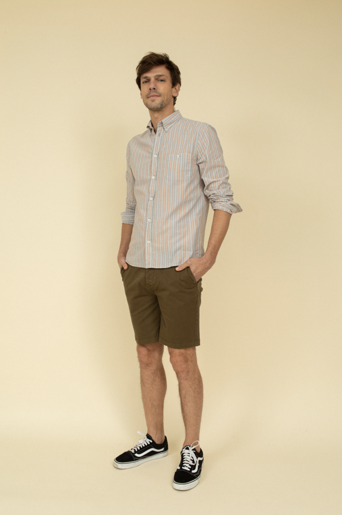 Cuisse De Grenouille Short Chino.09 Kaki