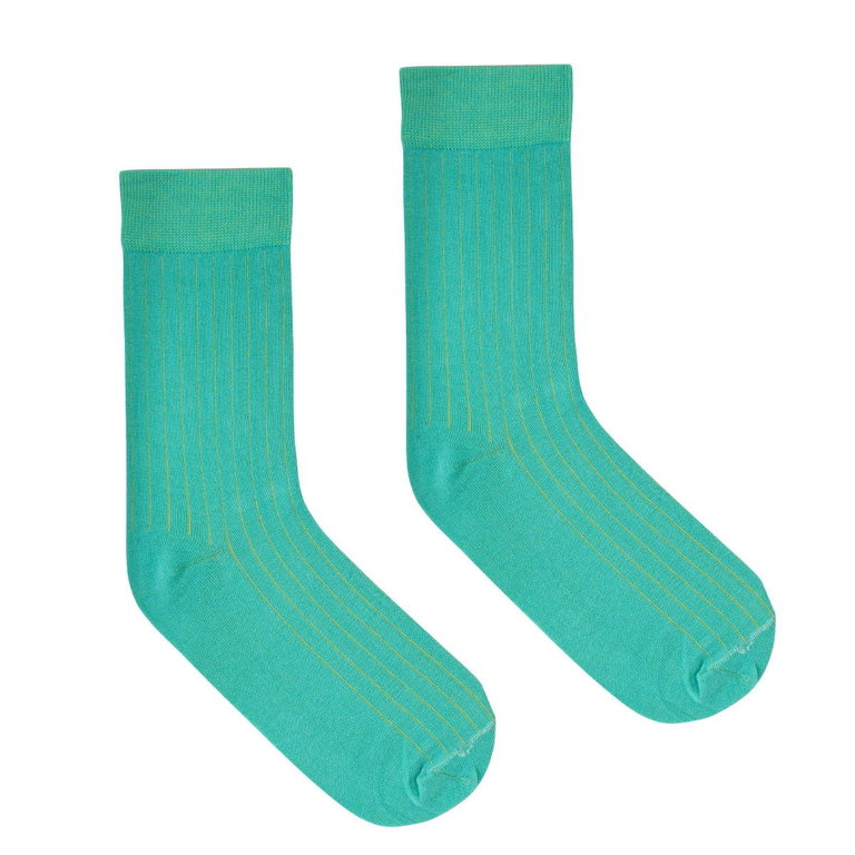 KABAK Socks Classic Ribbed Light Teal