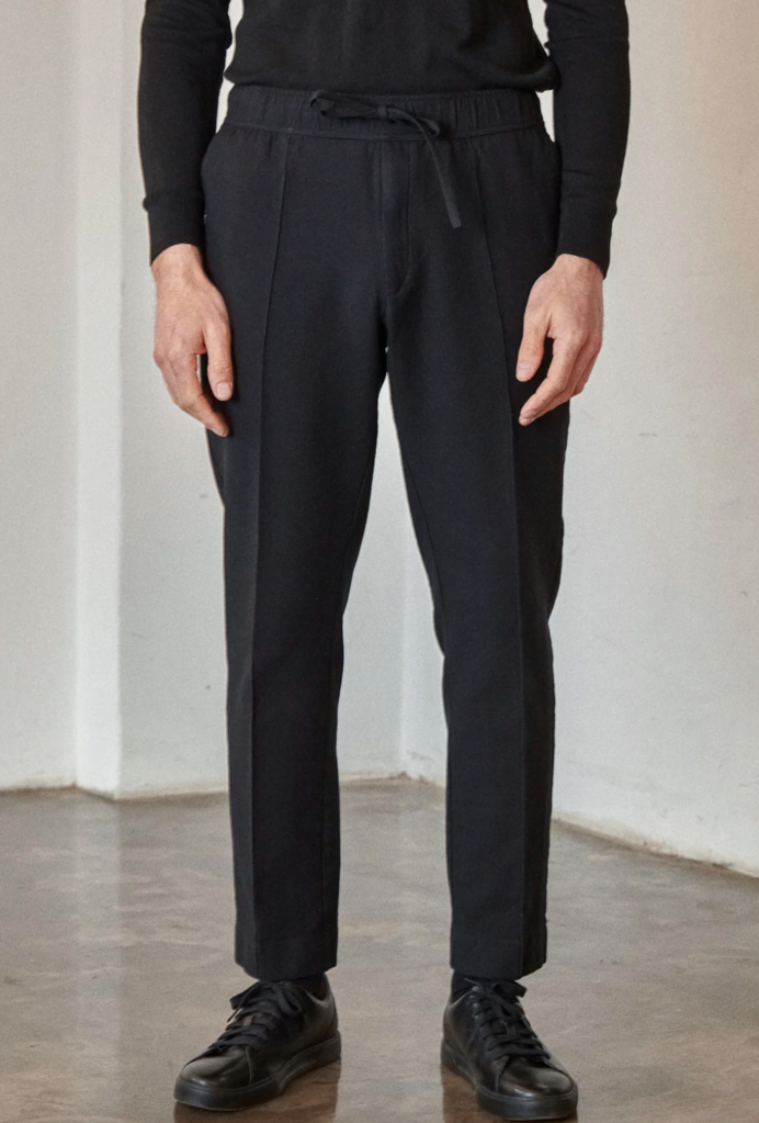 About Companions Max Trousers Eco Structured Black